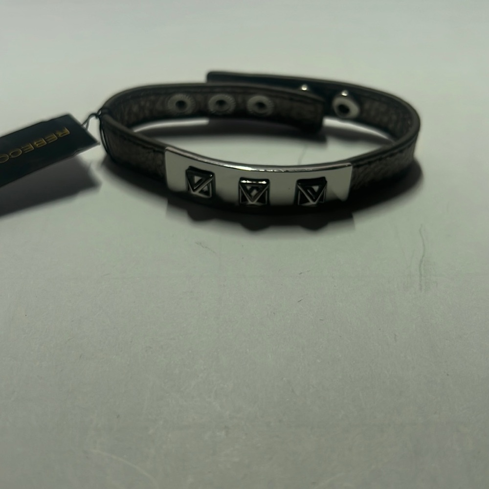 Rebecca Minkoff snakeskin bracelet sample new w tags